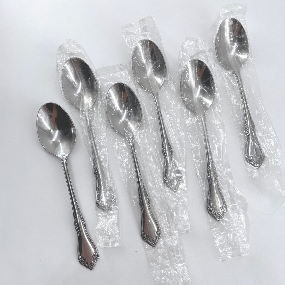 Oneida Wm Rogers Mansfield Place Soup Spoons Set of 6